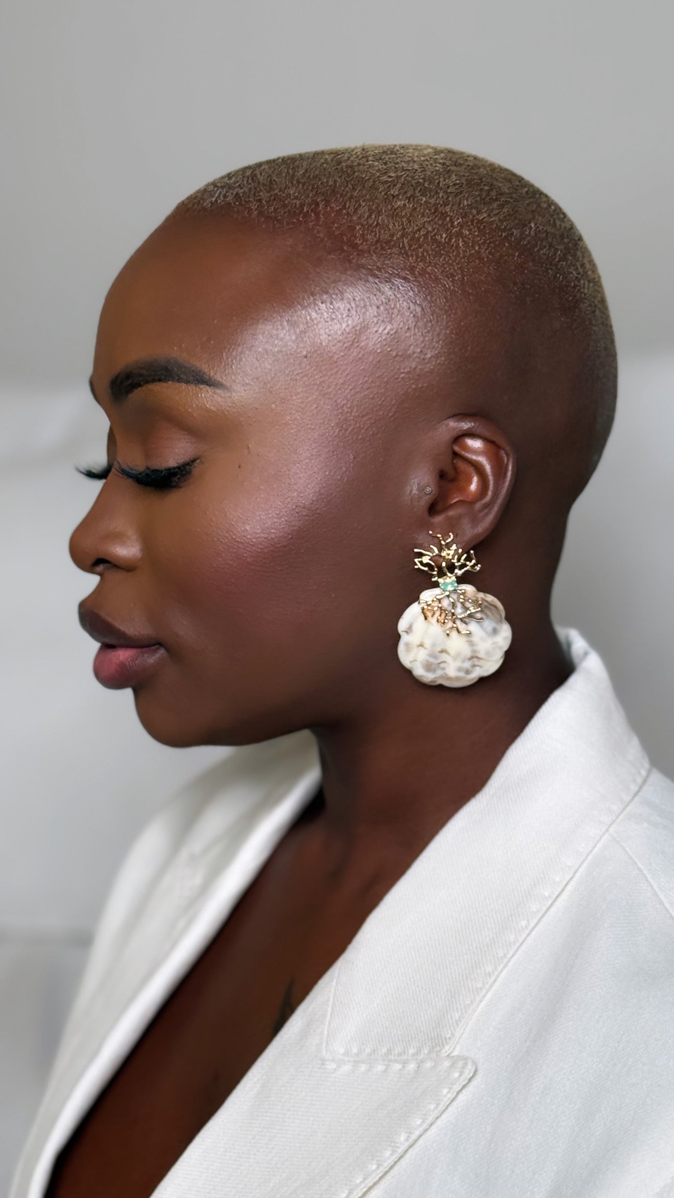 Coral Drift Earrings